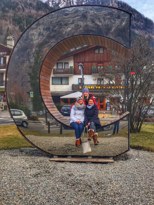 Sisters in Courmayeur